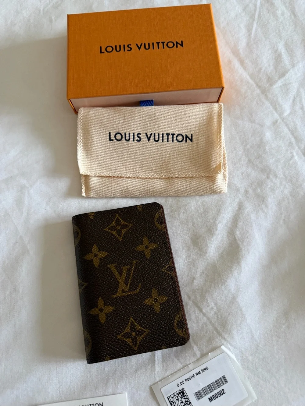 Louis Vuitton Monogram Card Holder Wallet  M60502 New Pocket Organizer